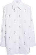 Stella McCartney Crystal Embellished Oxford Button-Up Shirt