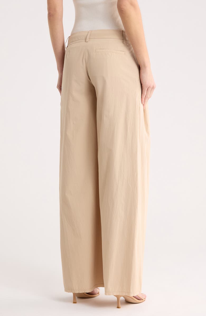 TWP New Didi Pleated Front Wide Leg Pants, Alternate, color, Sandstone