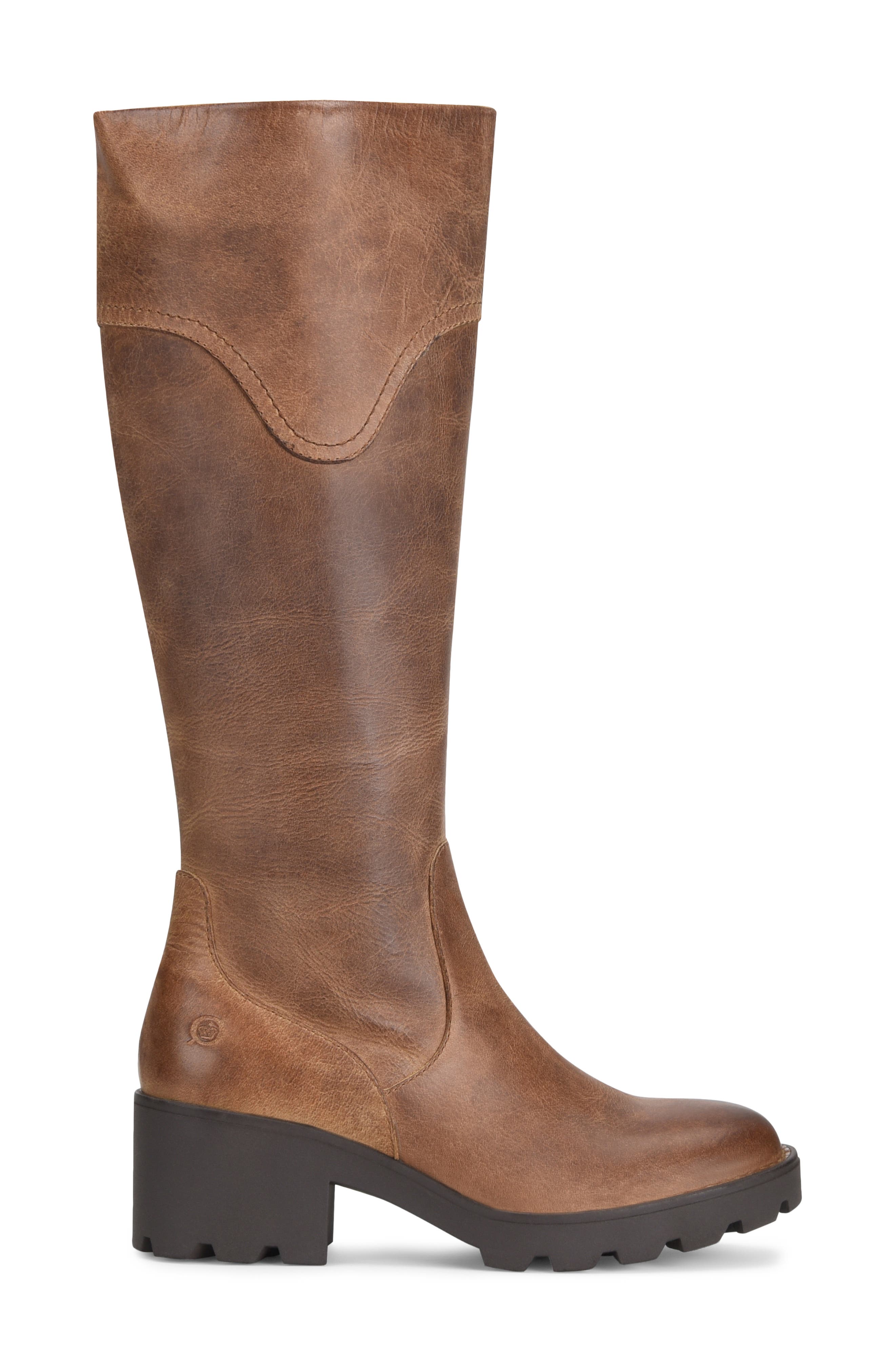 Gabriella Knee High Boot, Alternate, color, LIGHT BROWN F/ G