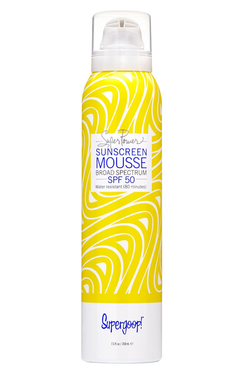 Supergoop!<sup>®</sup> Supergoop! Super Power Sunscreen Mousse Broad Spectrum SPF 50, Main, color,