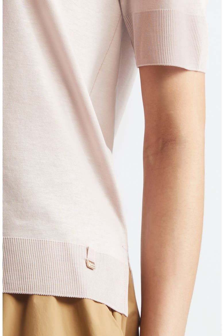 Glam Knit Crewneck T-Shirt, Alternate, color, 4035 BLUSH