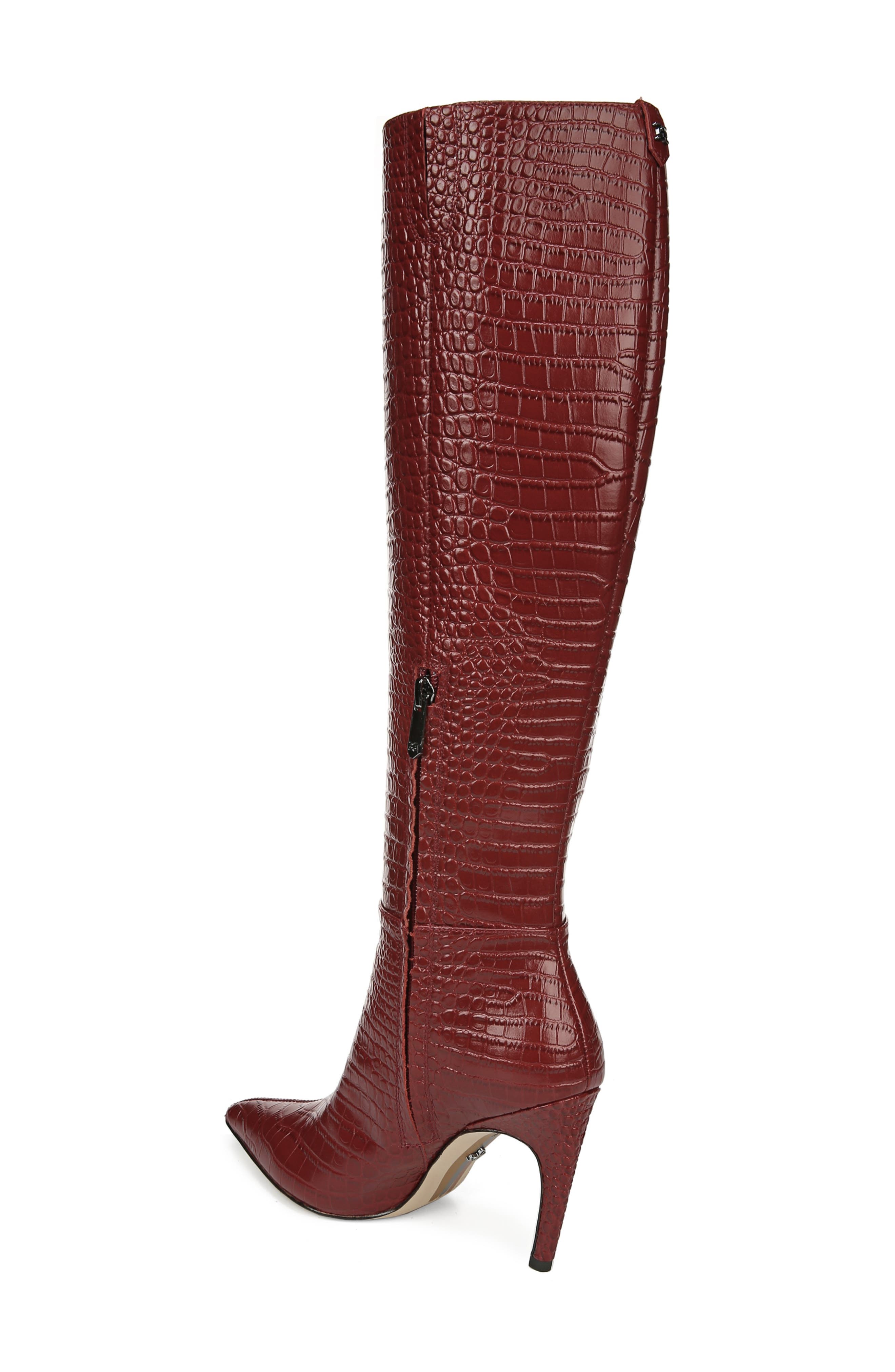 Fraya Knee High Boot, Alternate, color, SPICED MAHOGANY LEATHER