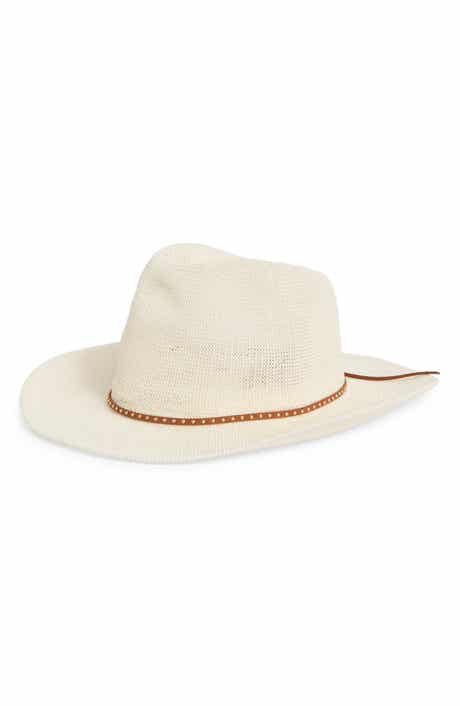 Studded Band Straw Cowboy Hat