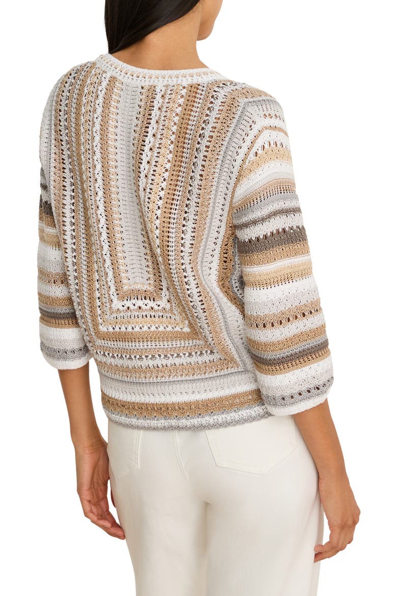 Pastiche Mix Stitch Sweater, Alternate, color, NEUTRAL MULTI