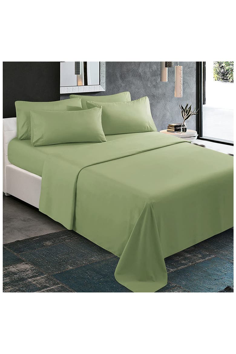 1000 Thread Count Luxe Egyptian Cotton Sheet Set, Alternate, color, SAGE