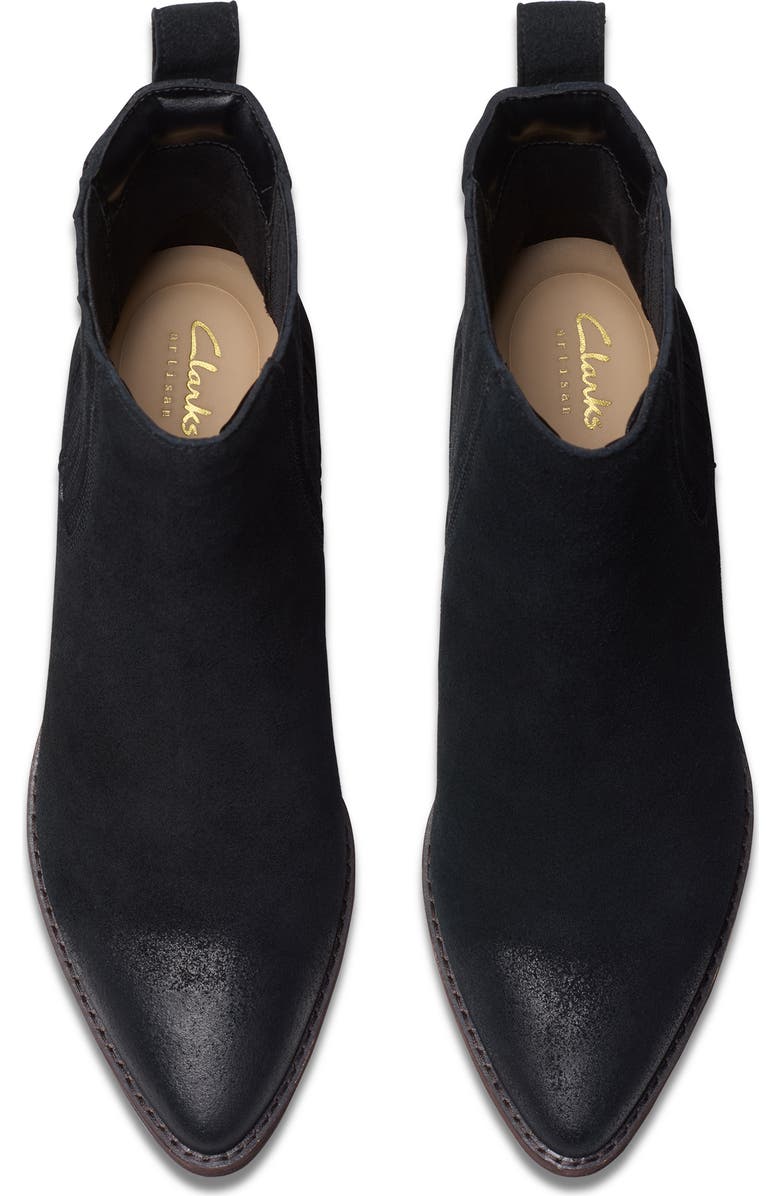 Clarks<sup>®</sup> Morzine Top Pointed Toe Chelsea Boot, Alternate, color,