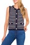 Stripe Crewneck Sweater Vest