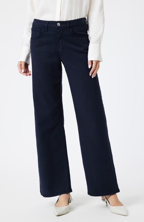 Women's Twill High-Waisted Pants & Leggings