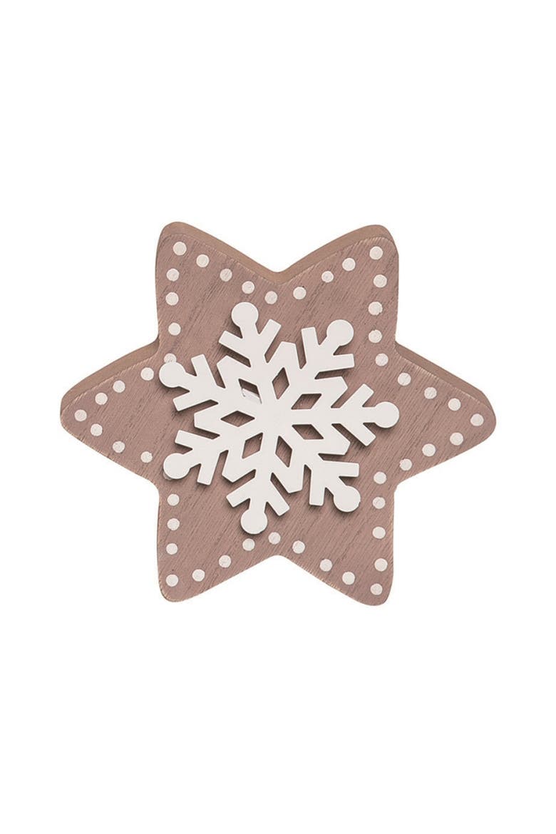 Winter White Red Gold Wood Tabletop Figurines Decorations Set, Alternate, color, Multicolored