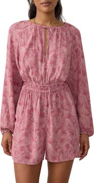 Faherty Kai Long Sleeve Romper