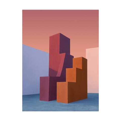 Form and Structure No. 02 Geometric Abstract Art Print