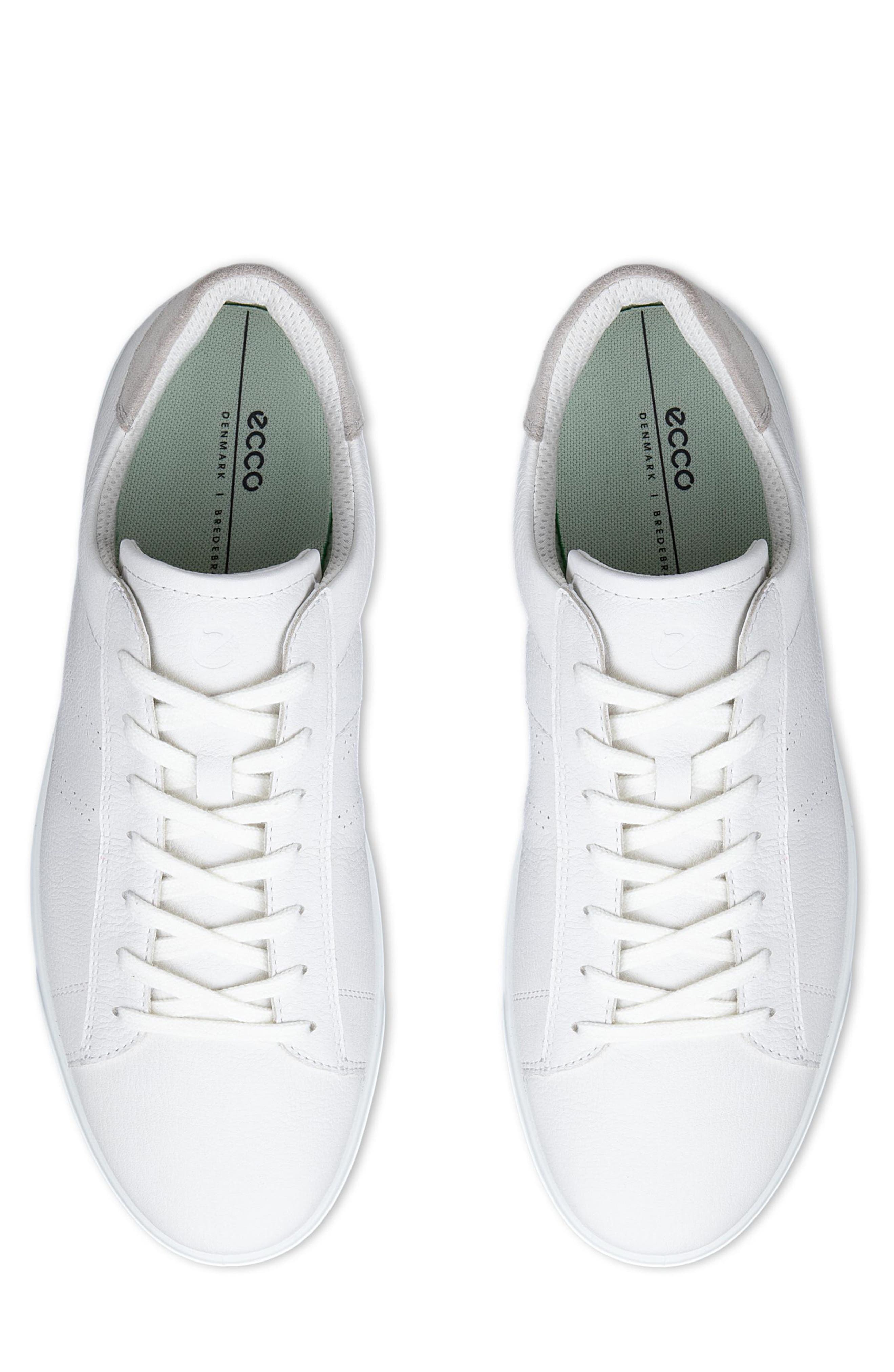 Street Lite Leather Sneaker, Alternate, color, WHITE/ GRAVEL