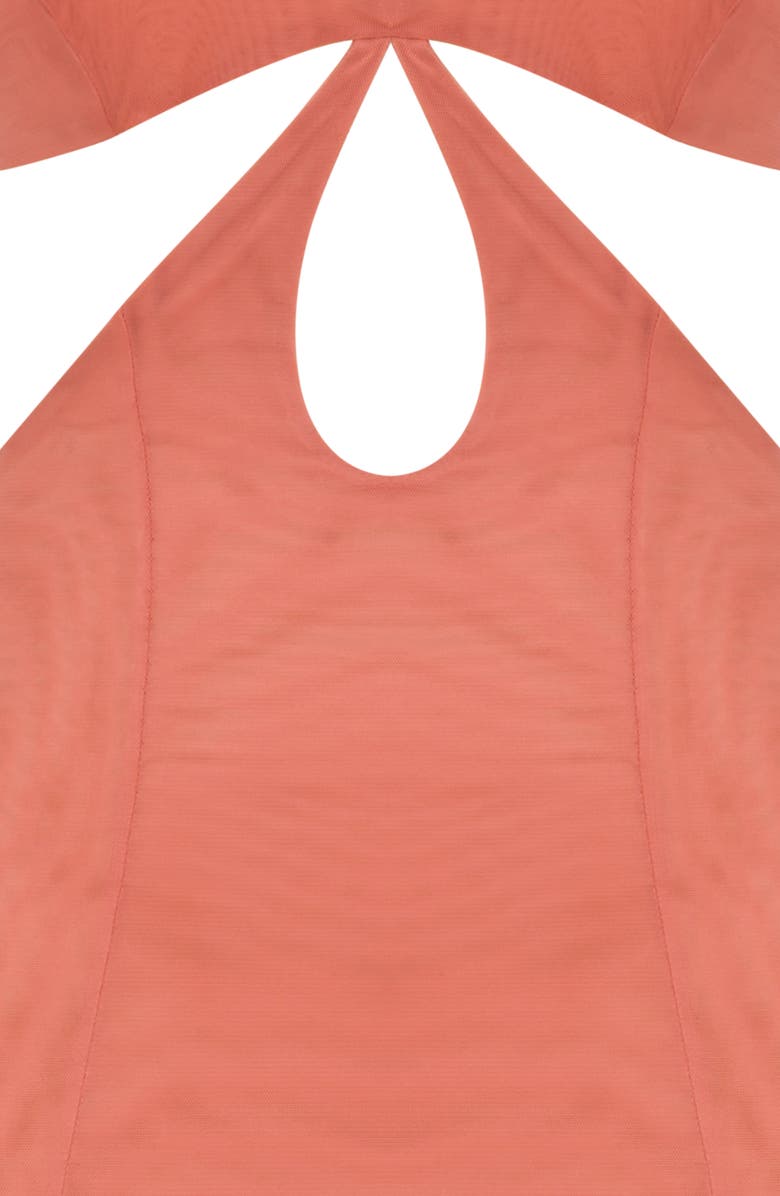 HOUSE OF CB Miranda Cutout Long Sleeve Dress, Alternate, color, 