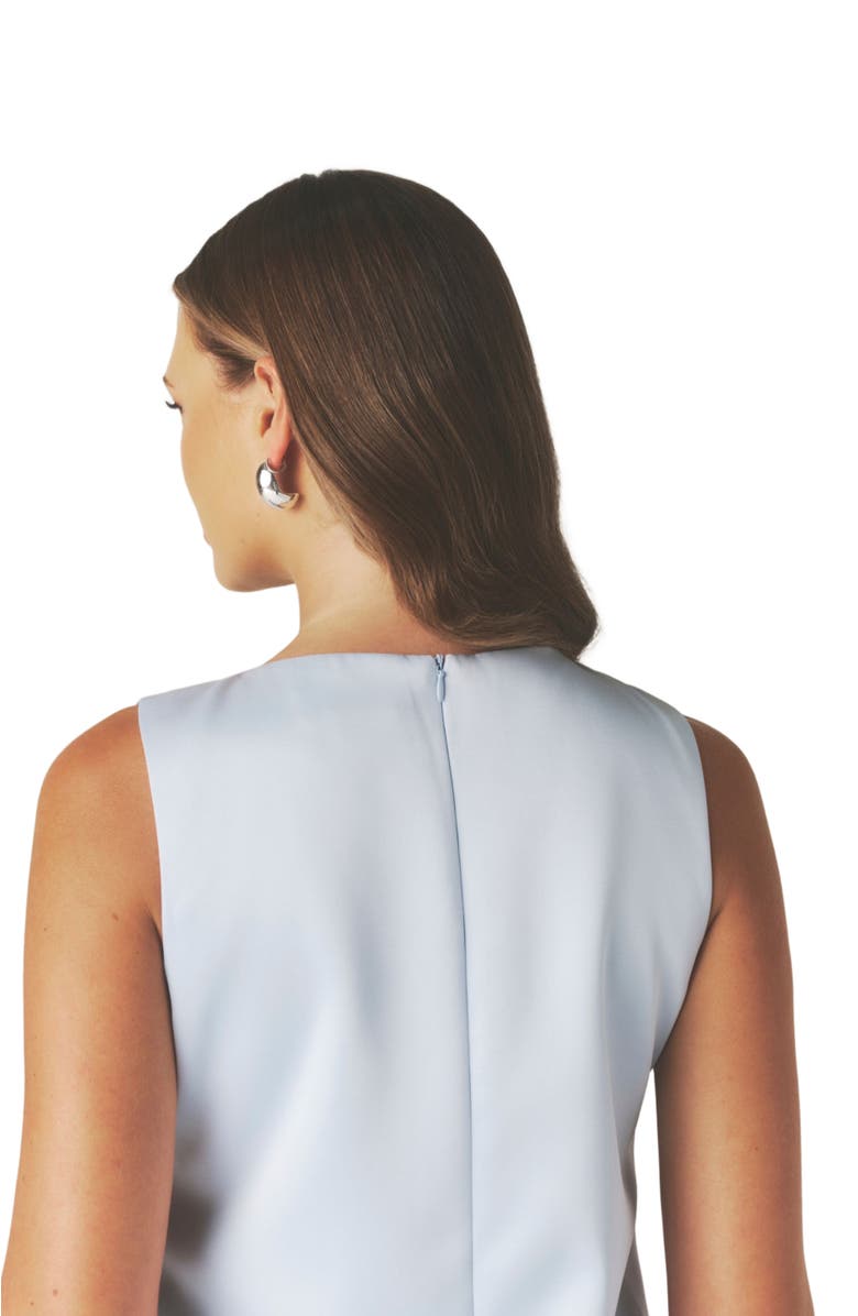 Six Stories Mini Mod Bow Dress, Alternate, color, Pale Blue