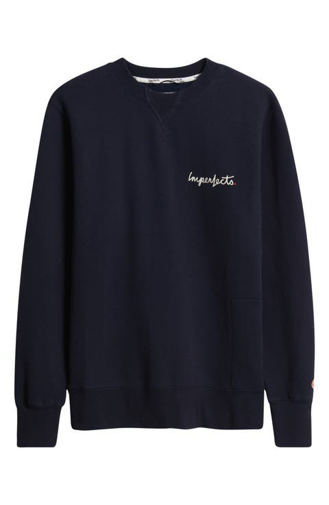 Signature Crew Cotton Blend Fleece Sweatshirt