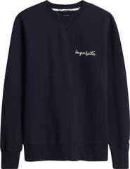 Imperfects Signature Crew Cotton Blend Fleece Sweatshirt