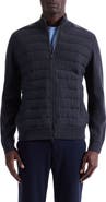 Bugatchi Quilted Zip-Up Sweater Jacket
