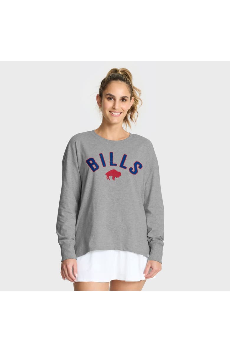 FANATICS Women's Fanatics Heather Gray Buffalo Bills Hometown Legacy Long Sleeve T-Shirt, Main, color, Heather Gray
