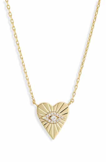 Tinsley Evil Eye Heart Pendant Necklace