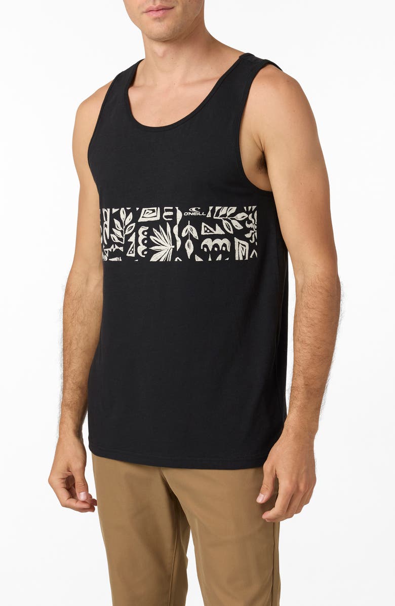 O'Neill Papercut Graphic Tank, Alternate, color, 