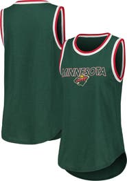 G-III 4HER BY CARL BANKS Women's G-III 4Her by Carl Banks Green Minnesota Wild Strategy Tank Top