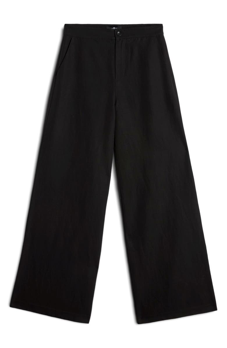 Seven Classic Wide Leg Pants, Alternate, color, Black