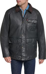 Levi's Cotton Canvas Field Jacket with Corduroy Collar
