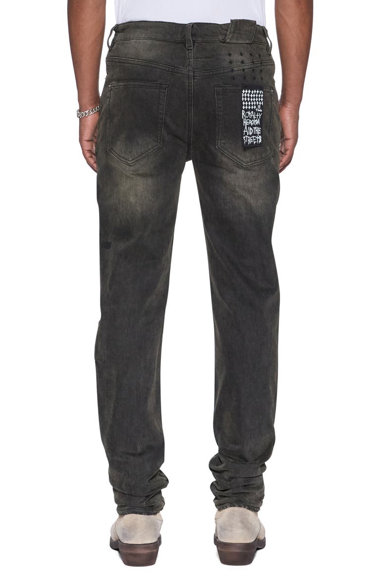 Chitch Graphite Racer Slim Tapered Jeans, Alternate, color, CHARCOAL