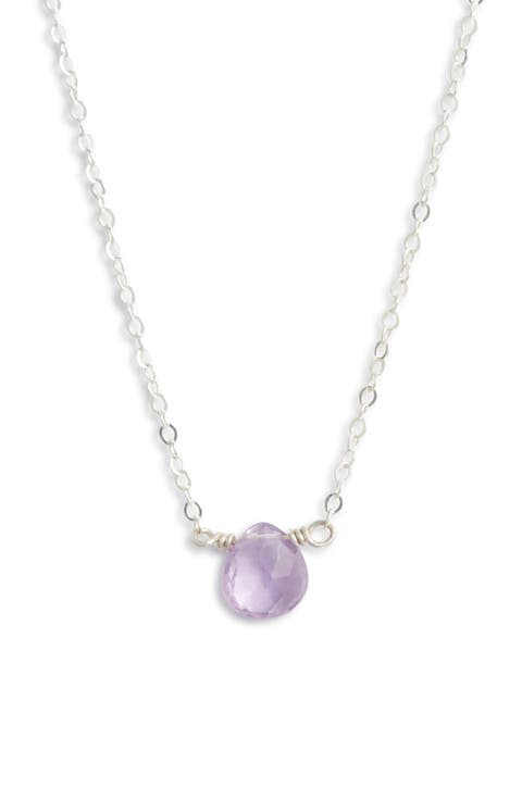 Birthstone Pendant Necklace