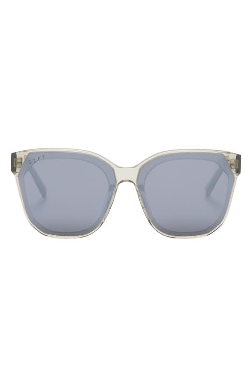 Diff Gia 62mm Oversize Square Sunglasses In Neutral