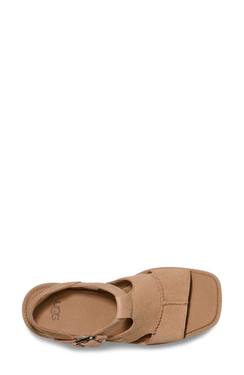 Ugg(r) New Heights Platform Sandal In Mustard Seed