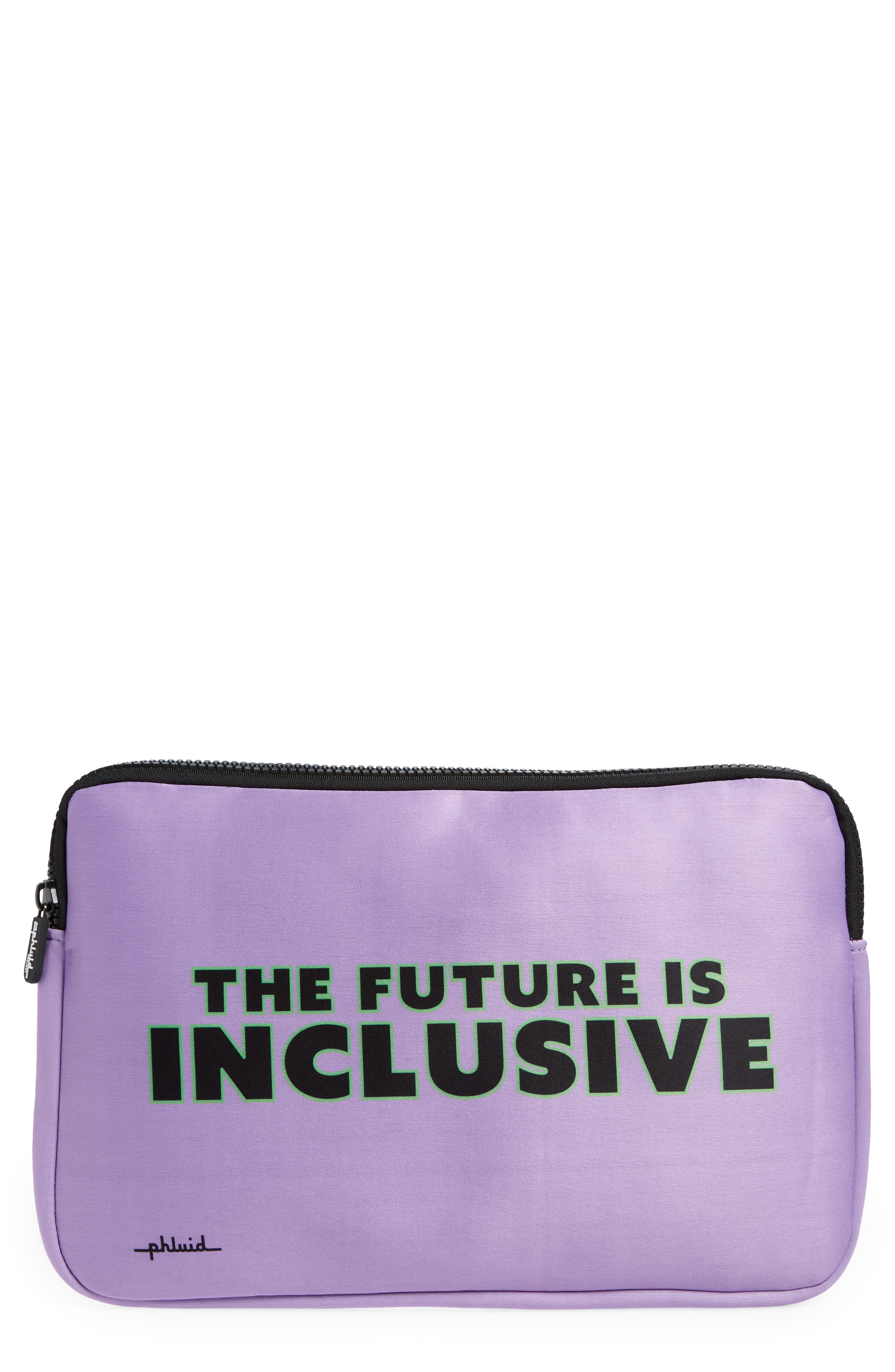 The Phluid Project The Future Is Inclusive Laptop Bag, Main, color, 