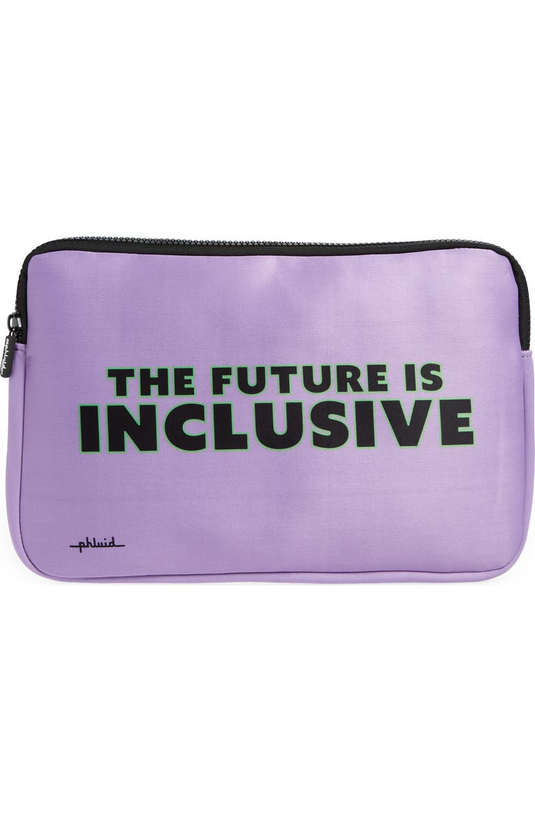 The Phluid Project The Future Is Inclusive Laptop Bag, Main, color,
