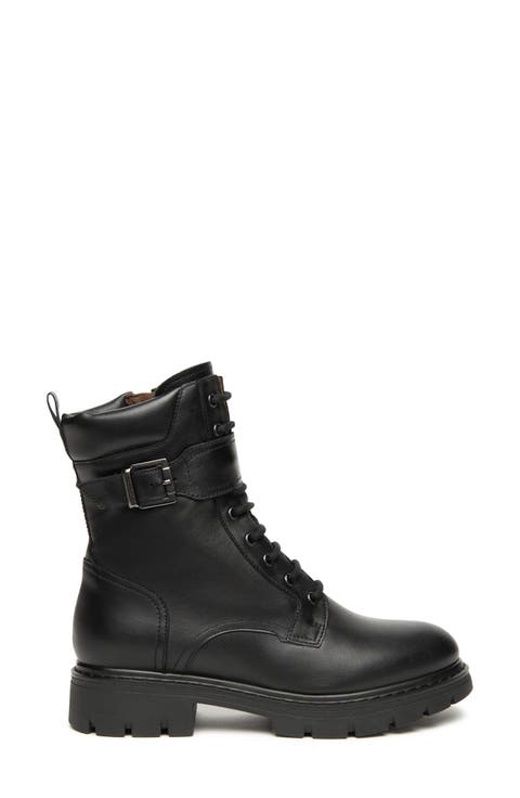 Buckle Combat Boot (Women)