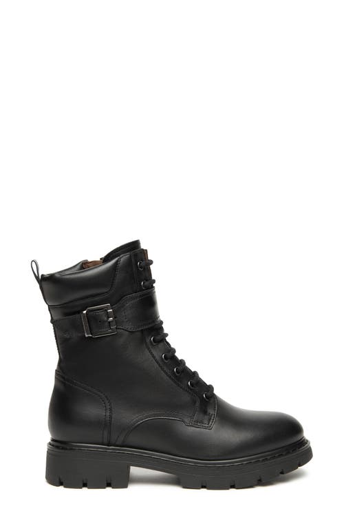 Nerogiardini Buckle Combat Boot In Animal Print