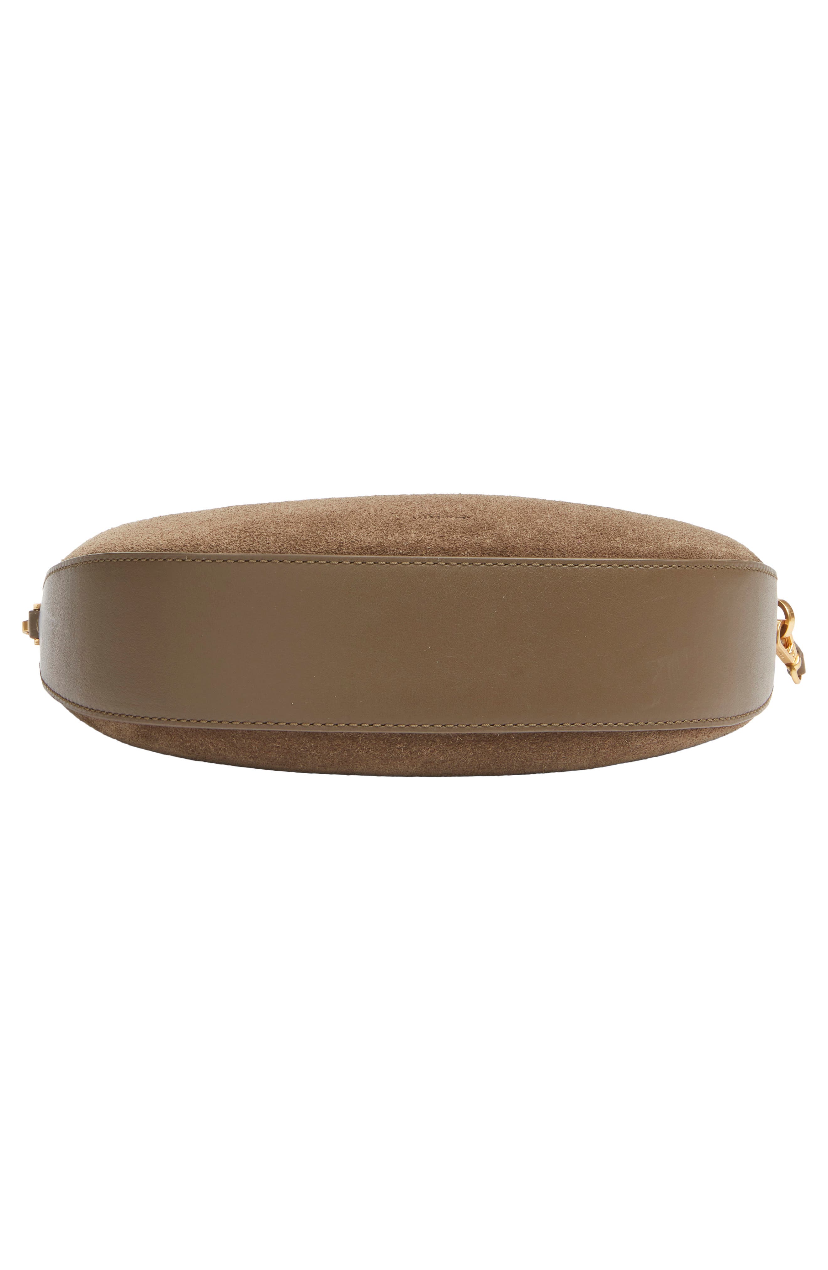 Mini Eris Suede Hobo Bag, Alternate, color, OLIVA