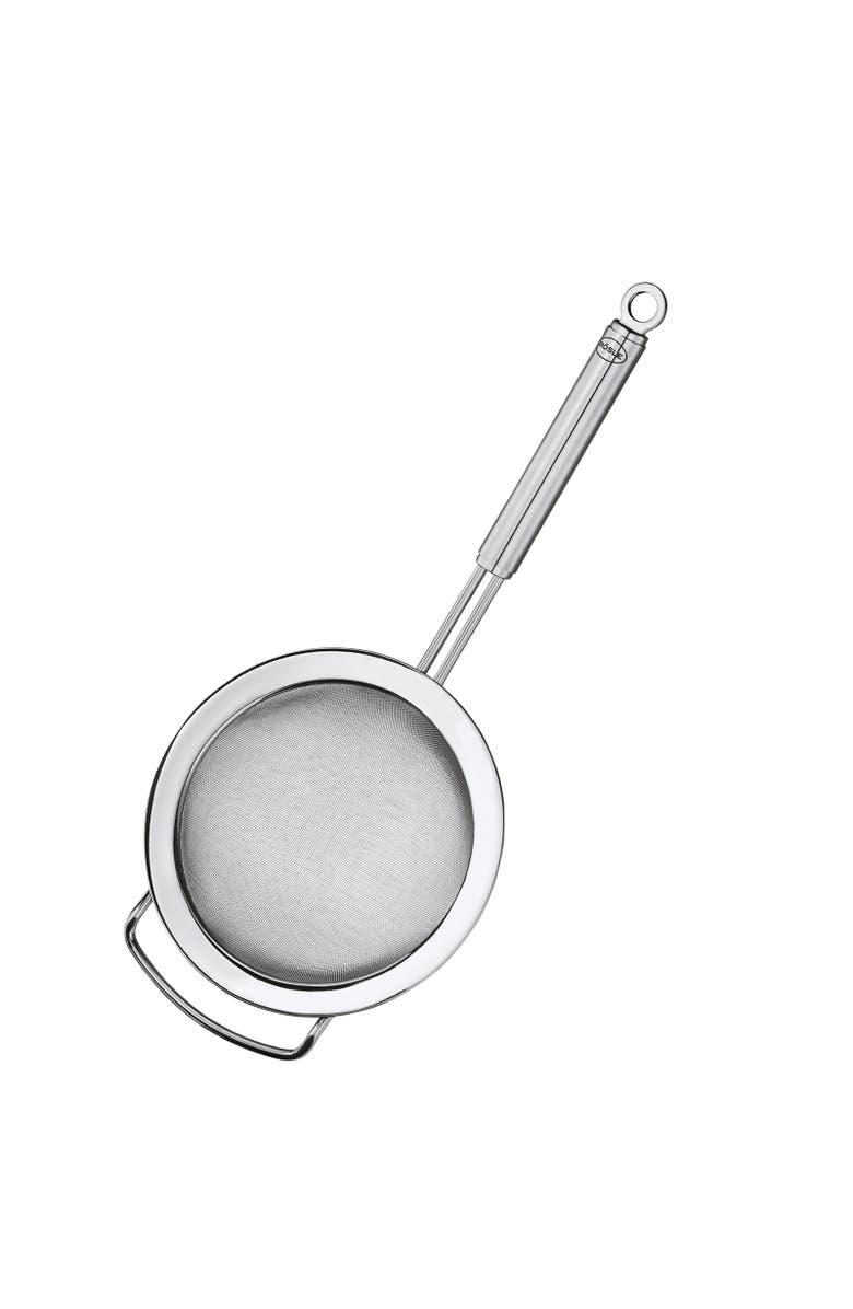 Rosle Stainless Steel Round Handle Fine Mesh Kitchen Strainer, 7.9-inch, Main, color, 