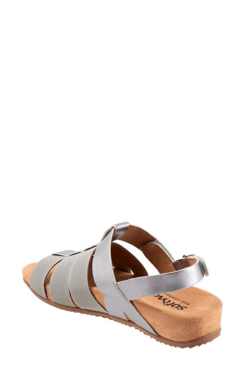 Softwalk ® Burnaby Slingback Sandal In Pewter