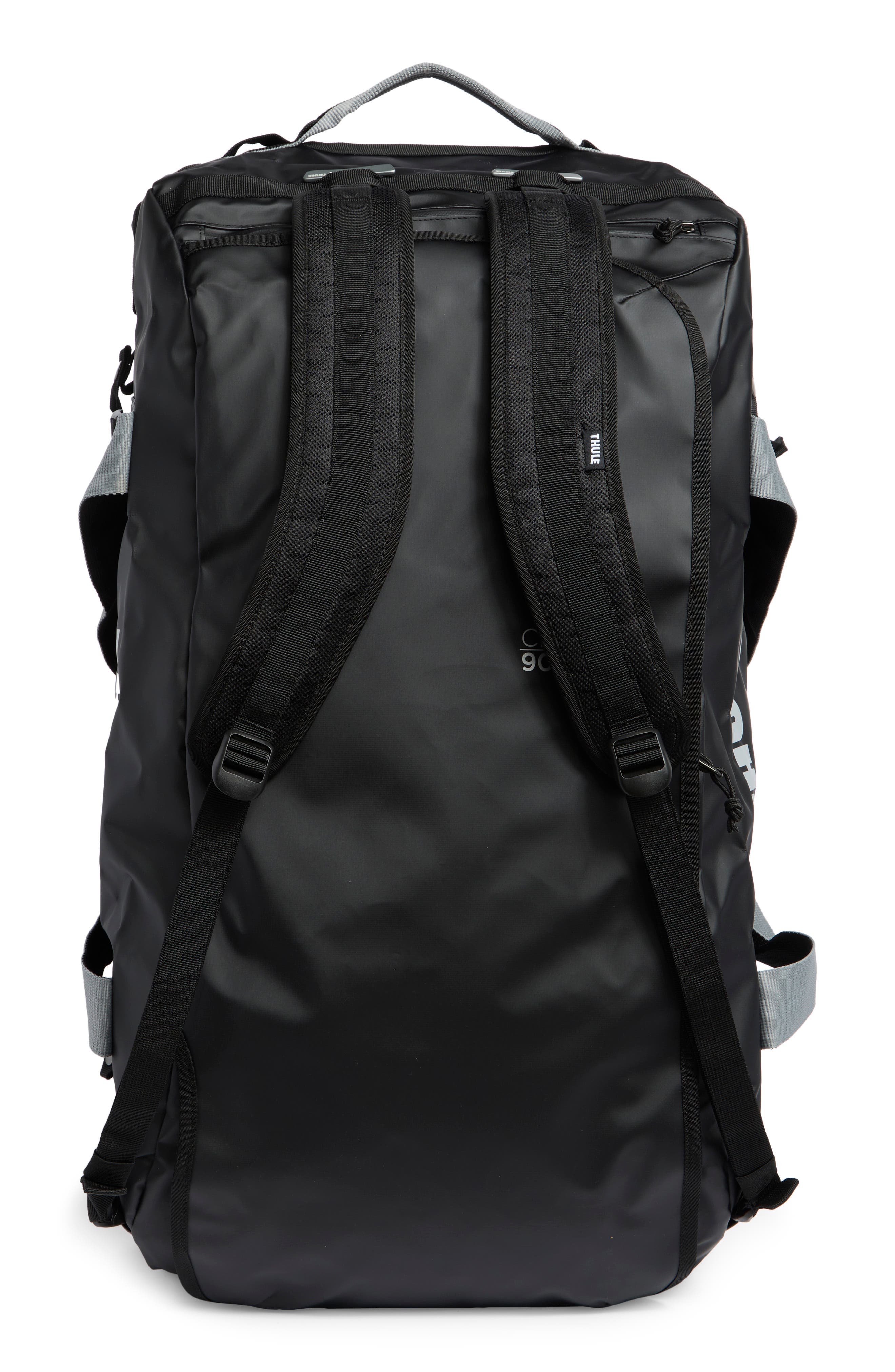 Thule Chasm 90-Liter Convertible Duffle Bag, Alternate, color, Black