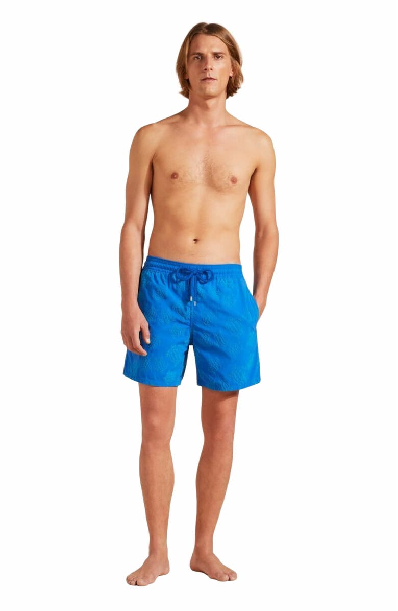 Vilebrequin Men's Vendôme Turtles Swim Trunks, Main, color, 