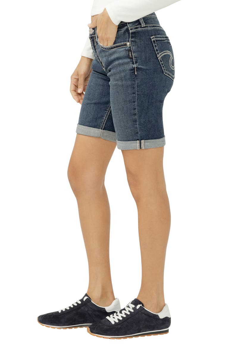 Suki Denim Bermuda Shorts, Alternate, color, FORT MYERS