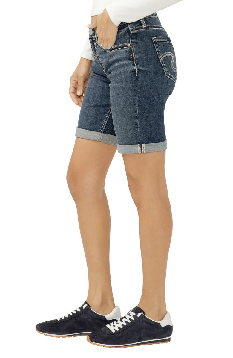 Silver Jeans Co. Suki Denim Bermuda Shorts, Alternate, color, Fort Myers