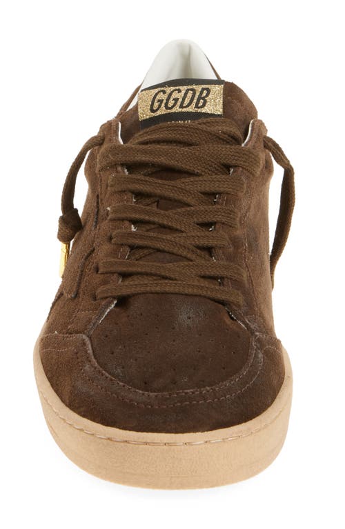 Golden Goose Ball Star Sneaker In Mustang