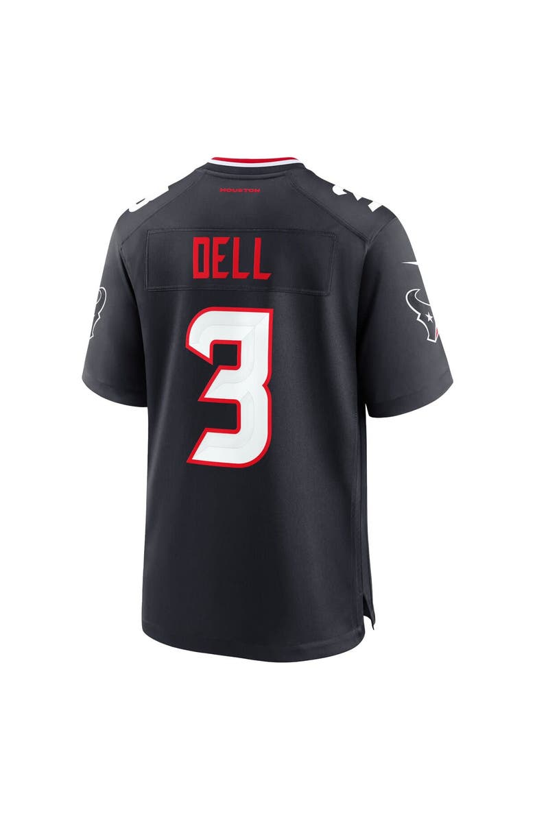 Nike Men's Nike Tank Dell Navy Houston Texans Game Jersey, Alternate, color, Navy