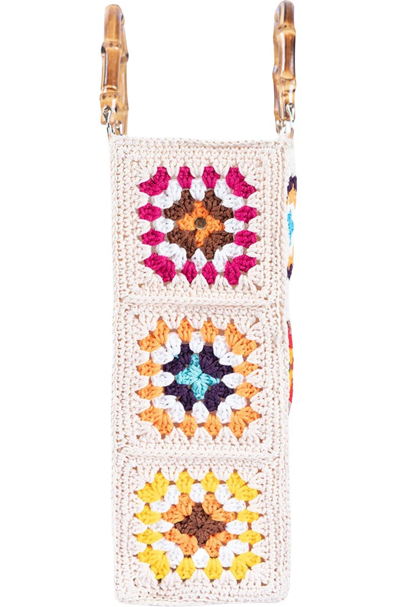 Jelavu Granny Square Crochet Tote Bag, Alternate, color, Ivory Multi