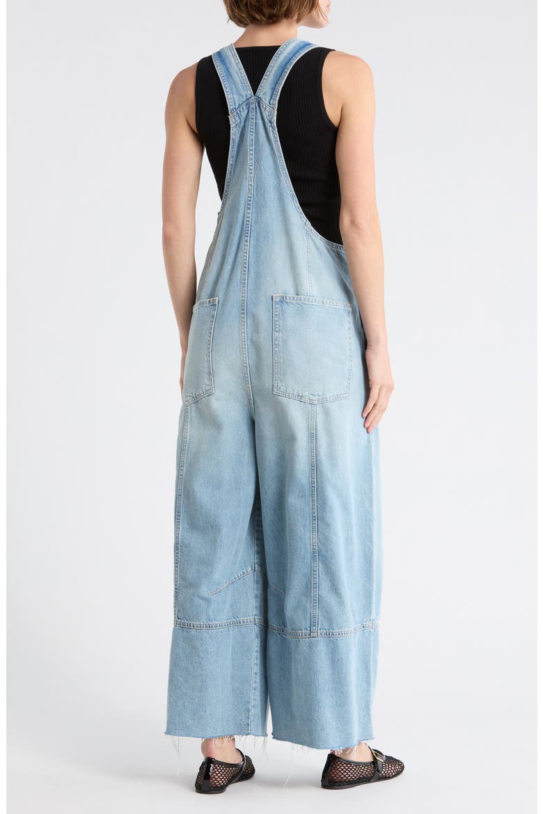 Rambler Denim Overalls, Alternate, color, SKY