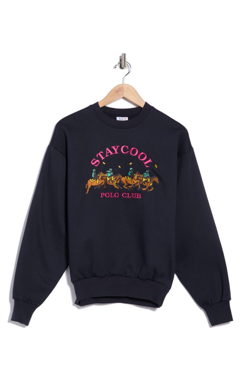 STAYCOOL Club Sweatshirt, Alternate, color, Navy