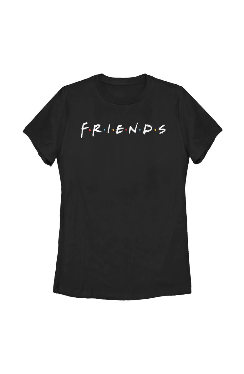 Friends Women's Friends Classic TV Logo  Graphic T-Shirt, Main, color, Black