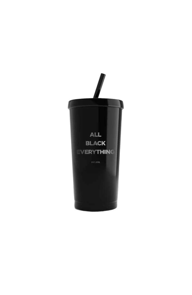 Blvck Paris Blvck Metallic Tumbler, Main, color, Black