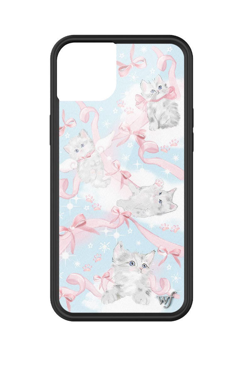 Kitten Around iPhone Case, Alternate, color, Blue